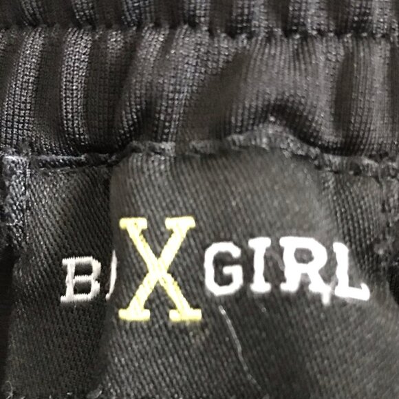 Vintage Rainbow Striped Tear-Away Snap Track Pants‎ Black SP Relaxed - Picture 4 of 7